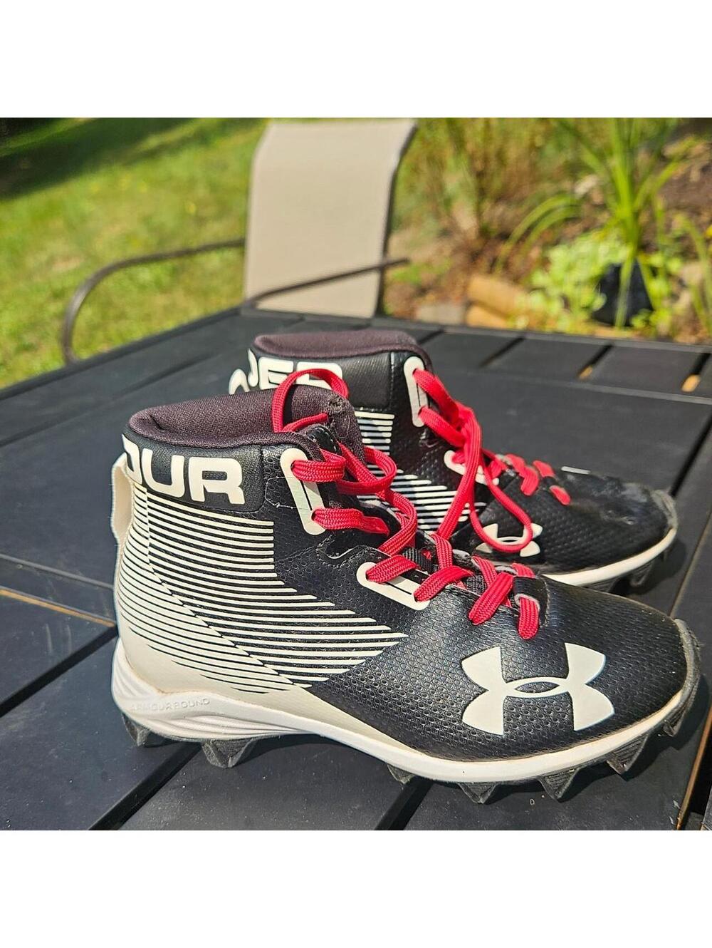 Under Armour Kid's Black and Multi Other-footwear